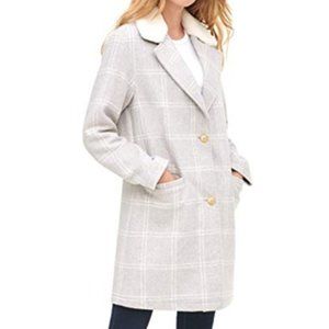Levi's Wool Plaid Sherpa Coat